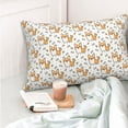 thumbnail image 5 of KLL Corgi with Hearts Pillow Covers Envelope Closure,Super Soft and Cozy Fuzzy Fleece Pillow Case Cover 16"x24", 5 of 7