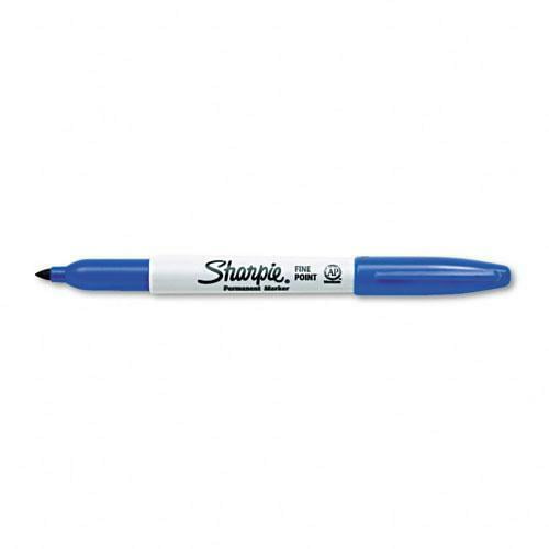 Sharpie Permanent Premium Fine Point Marker Blue 30003 12 Each