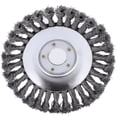 thumbnail image 1 of Cepillo de deshierbe de alambre, rueda de alambre Cortacésped Rueda de deshierbe de césped Accesorios industriales Robustos y resistentes, 1 of 8