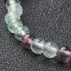thumbnail image 3 of 1 pulsera curativa con cuentas de fluorita natural, elástica, de 4 mm, para mujeres y hombres, joyería, regalo de cumpleaños., 3 of 4