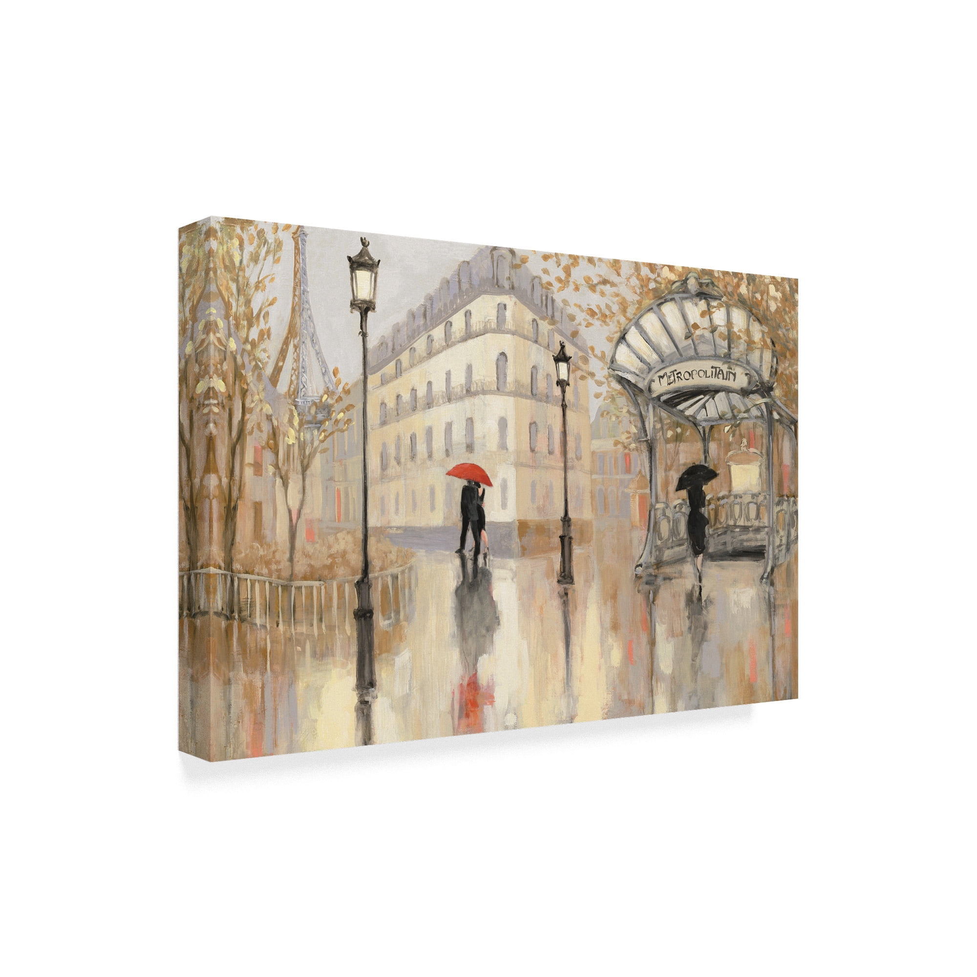 Trademark Fine Art 'To The Metro Blue Sky' Canvas Art by Julia Purinton
