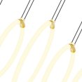 thumbnail image 2 of 5 Light LED Chandelier with Satin Gold finish, 2 of 6