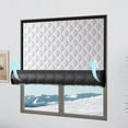 thumbnail image 2 of Whole piece window windproof, warm, sealed, winter leak proof, waterproof, bedroom thickened，non perforated, cold proof curtains, 2 of 6