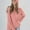 Pink, variant on QUINDOS Women Hoodie Tunic Sweatshirts for Women Casual Plain Long Sleeve Crew Neck Pullover Tops
