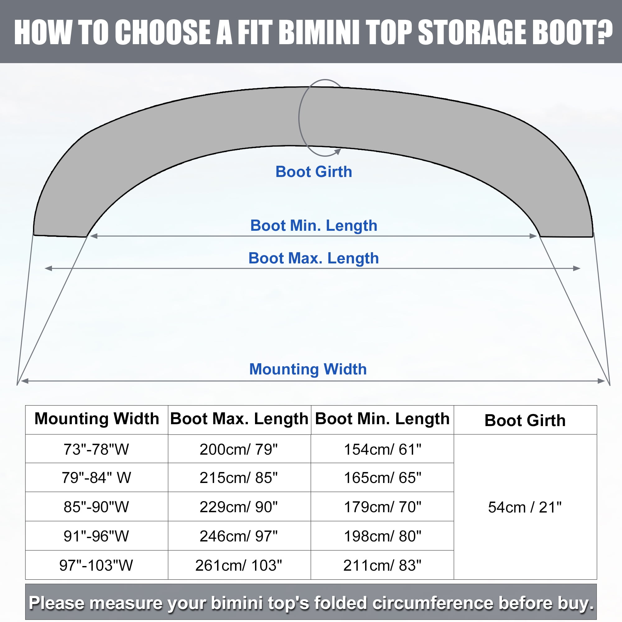 Unique Bargains Top Storage Boat Cover with Light Hole 600D Polyester Canvas for Black