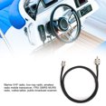 thumbnail image 3 of UHF Male PL-259 To UHF Male Cable, Multi Purpose Strong Flexibility UHF Male PL259 To BNC Male Testing Cable Stable High Reliability Sturdy  for Two Way Radio, 3 of 7
