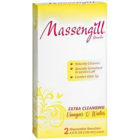 Massengill Extra Cleansing Disposable Douches Vinegar & Water - 2 PK