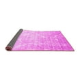thumbnail image 2 of Ahgly Company Indoor Rectangle Abstract Pink Contemporary Area Rugs, 6' x 9', 2 of 4
