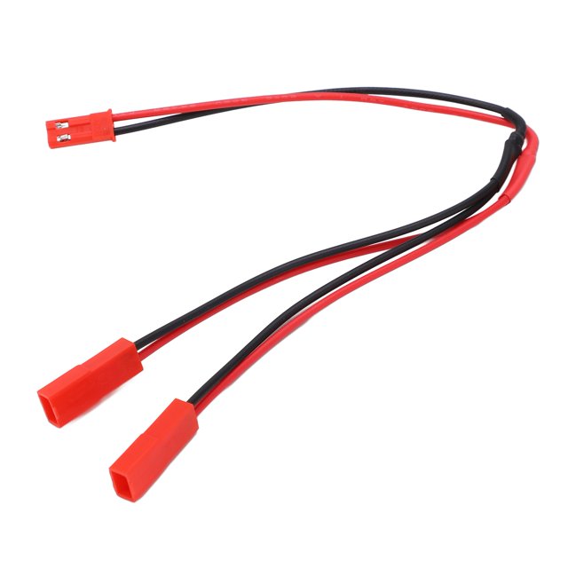 LYUMO JST Plug Splitter JST Male Female Y Cable 1 Female To 2 Male Parallel Adapter Cable For RC Car Airplane And Boats,JST Plug Y Parallel Cable,JST Plug Splitter