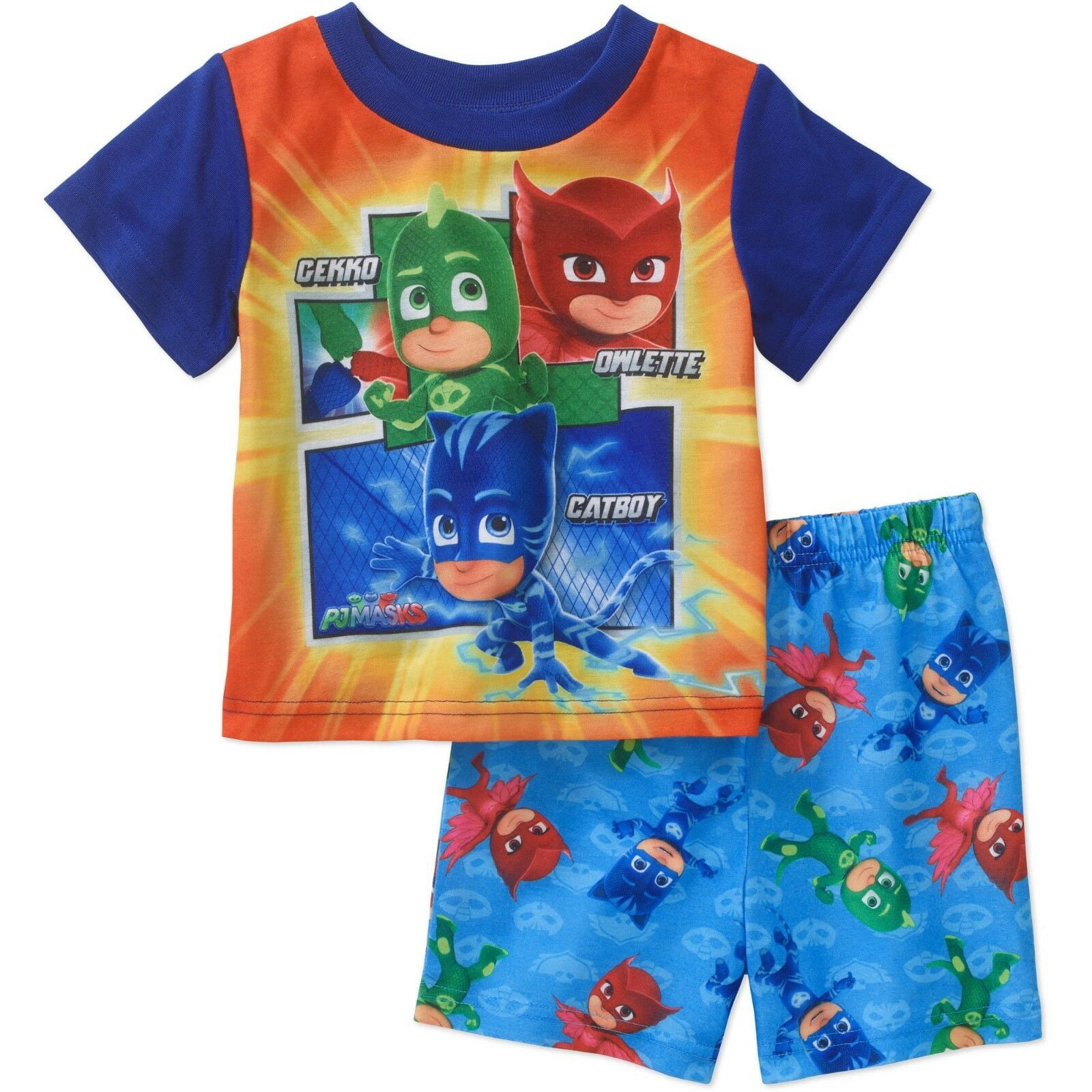 PJ Masks 2 PC Short Sleeve Pajama Set Boy Size 5T