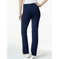 thumbnail image 2 of Style & Co. Women's Tummy-Control Bootcut Leggings Industrial Blue Size XS Short, 2 of 2