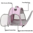 thumbnail image 4 of Breathable Guinea Pig Carrier Backpack with Nylon Mesh Window Portable Carrier for Bunny Bearded Dragon Bird Chinchilla Ferret Travel Outdoor, 4 of 6