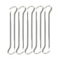 thumbnail image 1 of 10pcs Point d'Interrogation en Forme de Tente de Camping Auvent Chevilles (Argent), 1 of 3
