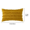 thumbnail image 3 of 2 fundas de cojín modernas de color liso para respaldo de almohada, ideales para sofá cama. Confeccionadas en suave algodón, lavables a máquina. Un toque decorativo perfecto para el hogar,, 3 of 8