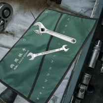 WHAMVOX Tools Wrench Storage Bag Portable Tool Storage Bag 54.00X35.00X0.20CM Green