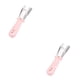 thumbnail image 3 of Cateissary Raspador de hielo para refrigerador Pala de congelador de acero inoxidable universal Gadgets para descongelar Utensilio para rosa 2piezas, 3 of 6