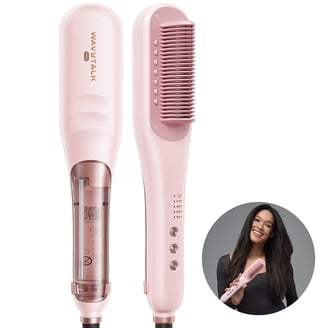 my Beauté Cordless Brush Iron ion Titanium Pro Brush Iron, 1-1/4 Inch, Heats up to 400F, Curls