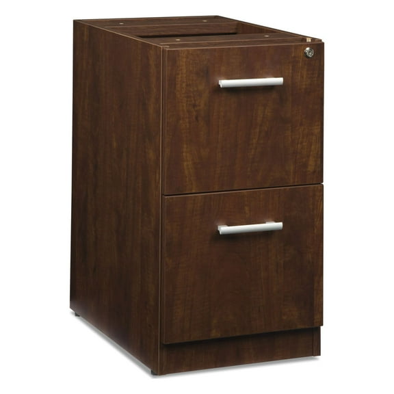 OFM CL-FF-CHY Fulcrum Series Locking Pedestal, 2-Drawer Filing Cabinet, Cherry