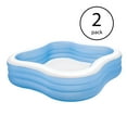 thumbnail image 2 of Intex 7.5ft x 7.5ft x 22in Swim Center Inflatable Above Ground Pool (2 Pack), 2 of 6