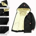 thumbnail image 7 of Boys Winter Lined Hooded Jacket Zip up Thickened Warm Coat for Children Youth Cold Weather Winter Jacket for Boys Outdoor, 7 of 7