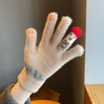 thumbnail image 3 of Yoyauz Winter Warm Touch Screen Gloves, Knitted Gloves, Men's & Women's (Christmas Snowman), 3 of 6