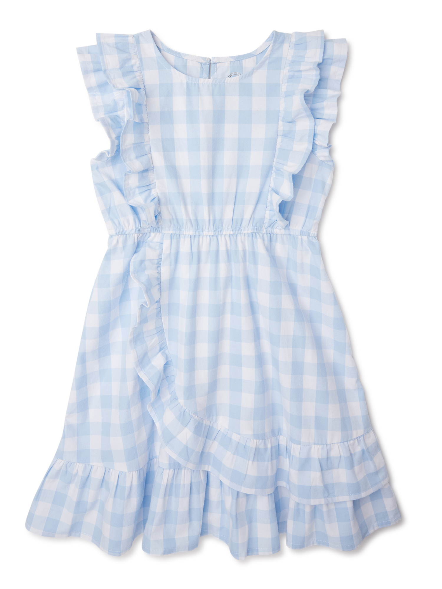 Wonder Nation Girls’ Ruffle Dress Sizes 4-18 & Plus - Walmart.com