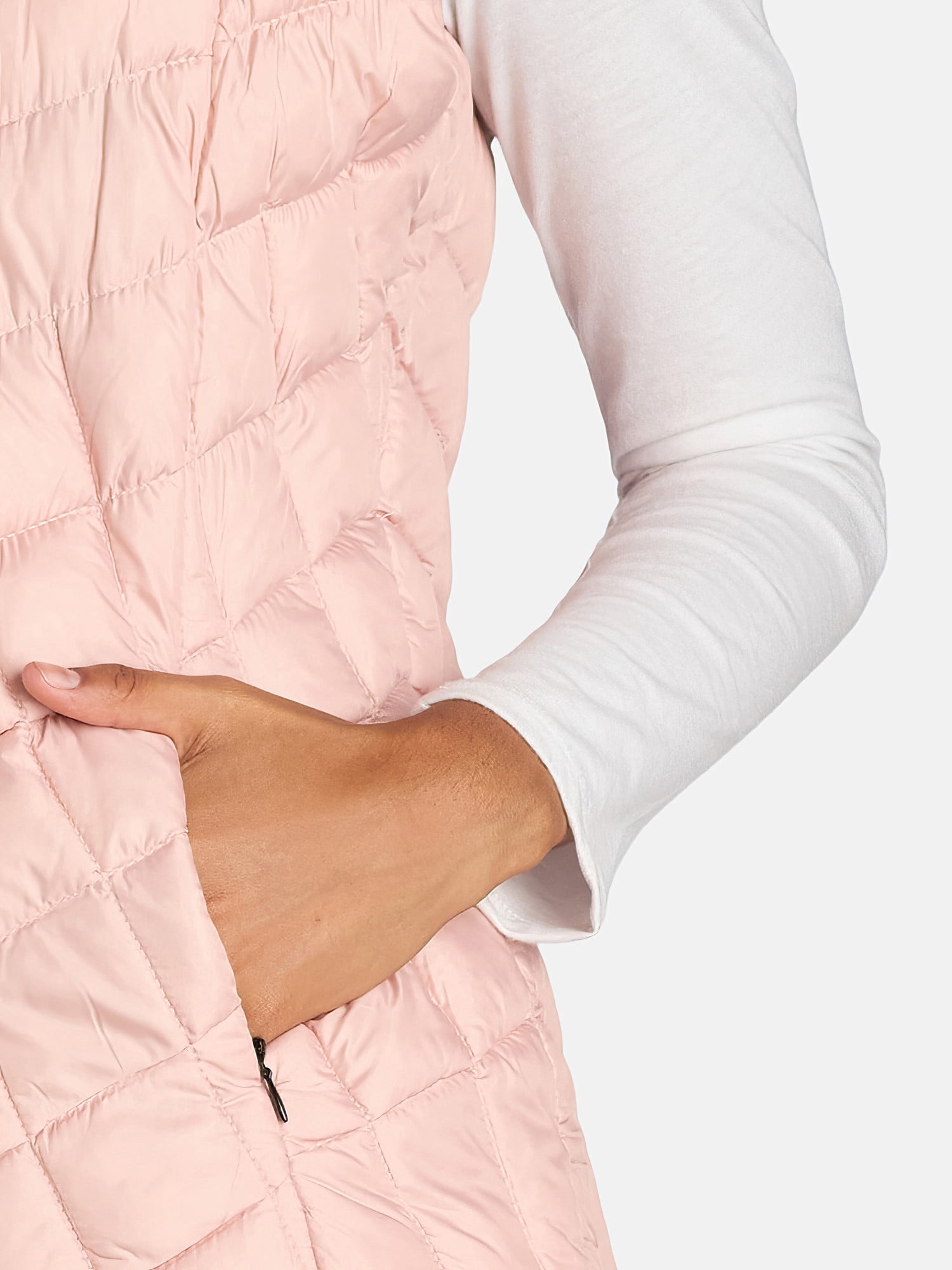 Big Chill Women's Chevron Quilted Puffer Vest, Midweight, Sizes S-3X