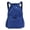 Blue, variant on Water-Resistant Drawstring Schoolbag, Foldable Large Capacity Gym Sack for Sports Fitness Travel Commute (Black)