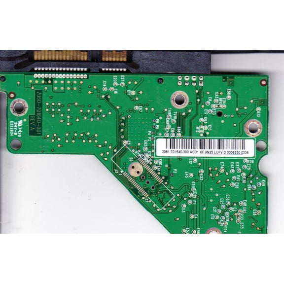 WD5000AVDS-63U7B0, 2061-701640-300 ACD1, WD SATA 3.5 PCB