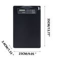 thumbnail image 3 of Dadiaei Multifunctional Clipboard with Calculator, A4 Letter Size Plastic Storage Clipboard, Writing Pad & Pen Holder, File Folders for Office, School, Meetings, Classes, Business Document Organizer, 3 of 5