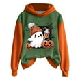thumbnail image 2 of Graphic Hoodies for Women Cute Pumpkin Printed Ghost Spooky Season Halloween Sweatshirts Loose Fit Casual Long Sleeve Pullover Sweaters Fall Winter Y2K Outfits 2025, 2 of 3