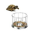 thumbnail image 4 of kurtrusly Mangeoire pour Tortue Plat Distributeur de Nourriture Bassin Plateau Fournitures pour Tortue, 4 of 6