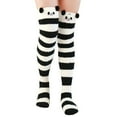 thumbnail image 3 of Fuzzy Over Knee Cartoon Thigh High Home Socks Winter Socks Socks Women's Warm High Leggings Warm Socks Stockings Garter Garter Thigh Highs Large Fishnets Thigh High Garter Belt Tights Thigh High, 3 of 3