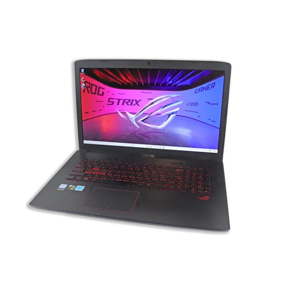 Pre-Owned ASUS ROG GL752V 17.3" Laptop, Intel Core i7-6700HQ, 16GB RAM, 256GB SSD, 1TB HDD, DVD