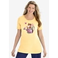 thumbnail image 5 of Woman Within Plus Size Graphic Tee, 5 of 6