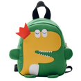 thumbnail image 1 of CHAO Bonita mochila con forma de dinosaurio, bolso para niños pequeños, mini bolso de viaje con dibujos de animales para exteriores, nuevo color verde, 1 of 5