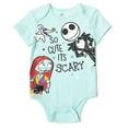thumbnail image 5 of Disney Nightmare Before Christmas Jack Skellington Sally Zero Fleece Pullover Hoodie Bodysuit and Pants 3 Piece Outfit Set Newborn to Infant, 5 of 5