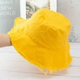 thumbnail image 3 of relayinert Stylish Sun Protection Bucket Hat For Outdoor Activities Stylish Protection Easy To Wear Caps brilliant yellow 1Set, 3 of 6