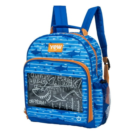 Preschool Uniform - Yew Stuff POP Lights Light-Up Preschool Backpack- Blue Shark