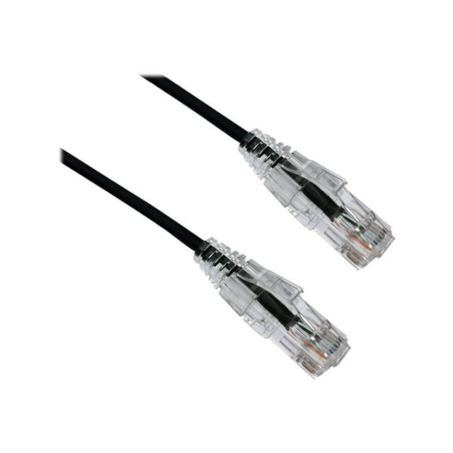 Axiom BENDnFLEX - Patch cable - RJ-45 (M) to RJ-45 (M) - 7 ft - foiled unshielded twisted pair (F/UTP) - CAT 6a - snagless, stranded - black