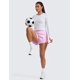 thumbnail image 3 of Shorts CRZ YOGA V con Corte Alto y Secado Rápido Rosa L 2.5", 3 of 5