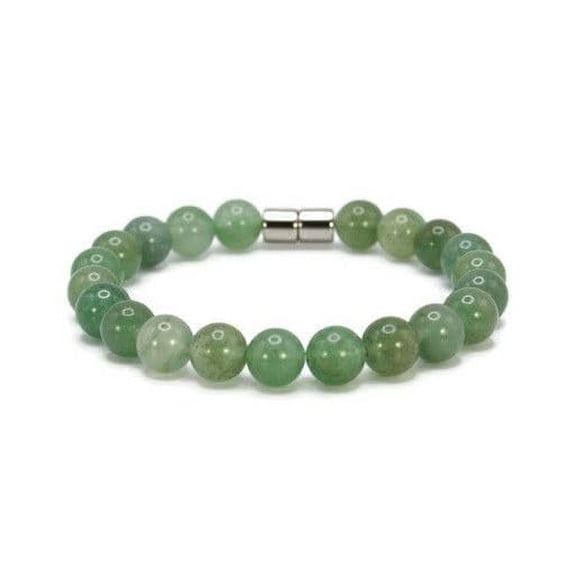 Gemstone Green Aventurine Healing Crystal Bracelet Mens Bracelet for Wealth Leadership Heart Chakra Jewelry For Women Feng Shui Positive Energy