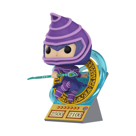Funko POP Premium: Yu-Gi-Oh! - Dark Magician (Card) Collectible Vinyl Figure