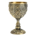 thumbnail image 2 of Copas De Copa, Taza De Vino De Metal Con Copa De Vino Vintage Venta De Vino Patrón De Flores Vintage Detalles Exquisitos Copa De Vino De Metal Para La Decoración Del Hogar Copa, 2 of 7