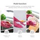 thumbnail image 5 of Guantes de goma para lavavajillas de cocina, guantes de limpieza para el hogar, impermeables, reutilizables (rosa roja mediana) JAMW Sencillez, 5 of 5