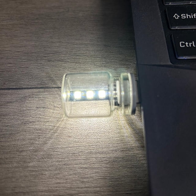 USB LED Car Interior Atmosphere Lights,USB Retro Car Lamps,Plug-in USB Automotive Light,Touch Control LED Night Light,Mini LED Bulb Lamp for Car, Bedroom, Hallway,Living Room,Computer T1H2