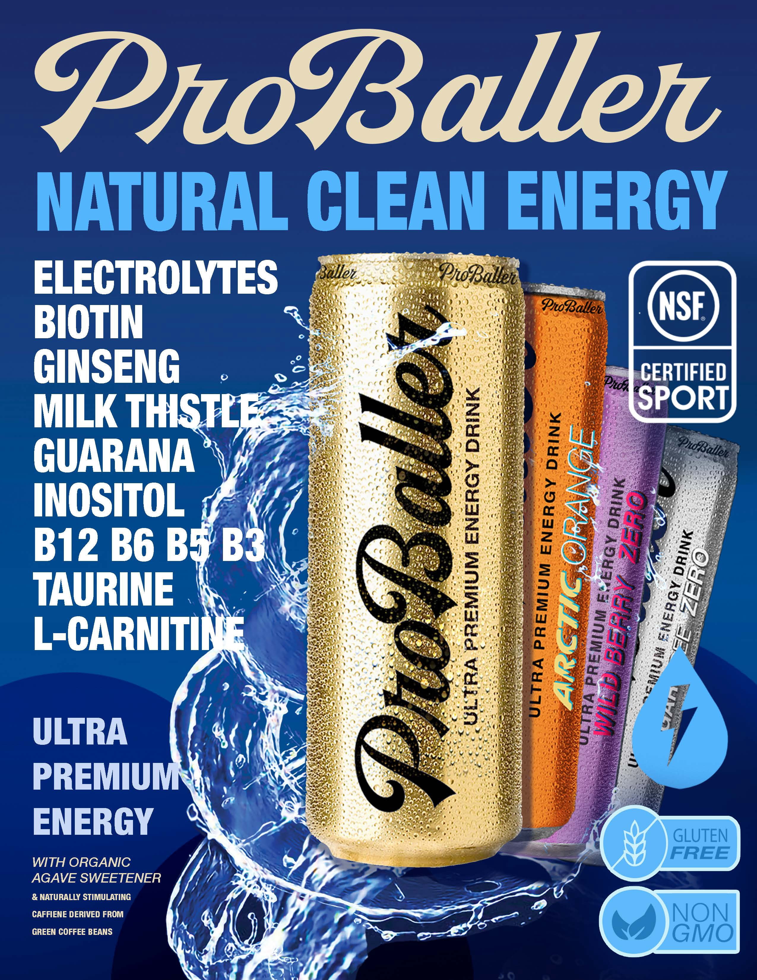 ProBaller Ultra Premium Energy Drink - Original Classic