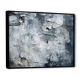 thumbnail image 2 of Designart "Abstract Lunar Surface in Grey I" Abstract Framed Wall Art - Transitional Grey Tachisme Entryway Framed Wall Art, 2 of 6