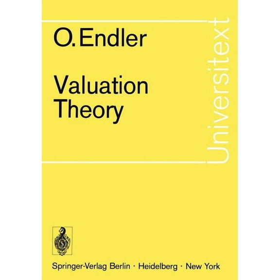 Universitext Valuation Theory, (Paperback)