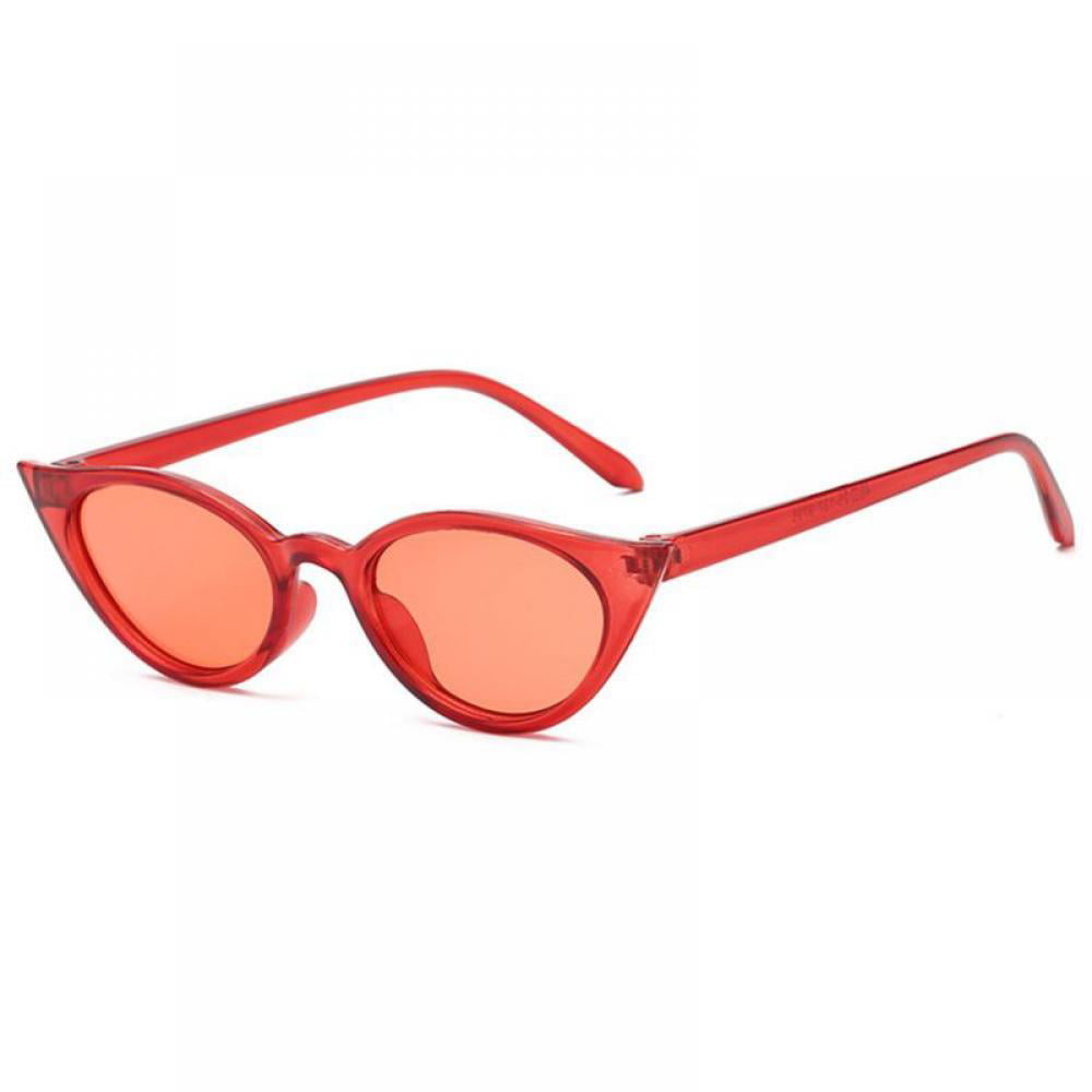 Women Cat Eye Retro Fashion Round Sunglasses Glasses Eyewear UV400 Shades 